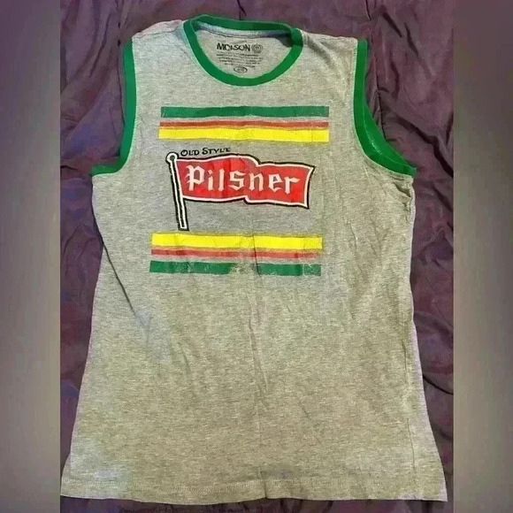 Pilsner sleevless men’s grey size  medium - Picture 4 of 4